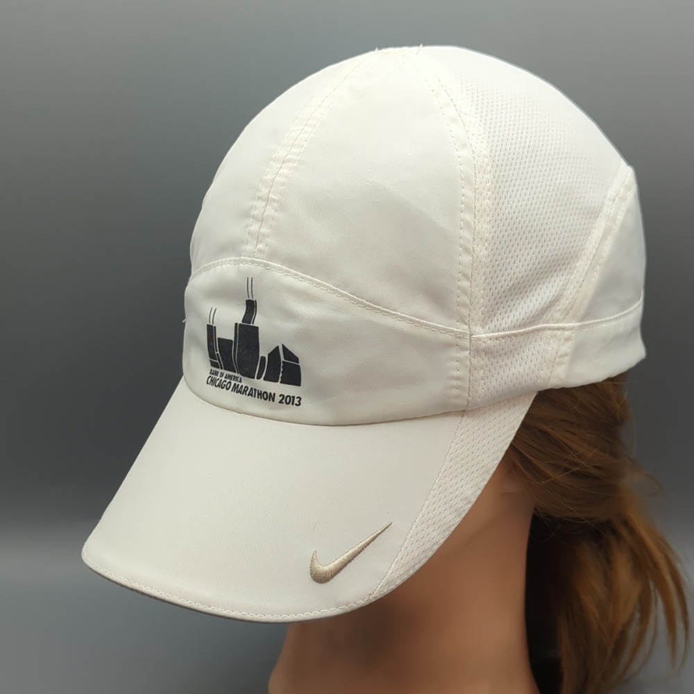 Nike Tailwind 7 Panel Fit Dry Hat Cap Chicago Marathon 2013 Adjustable Y2K RARE